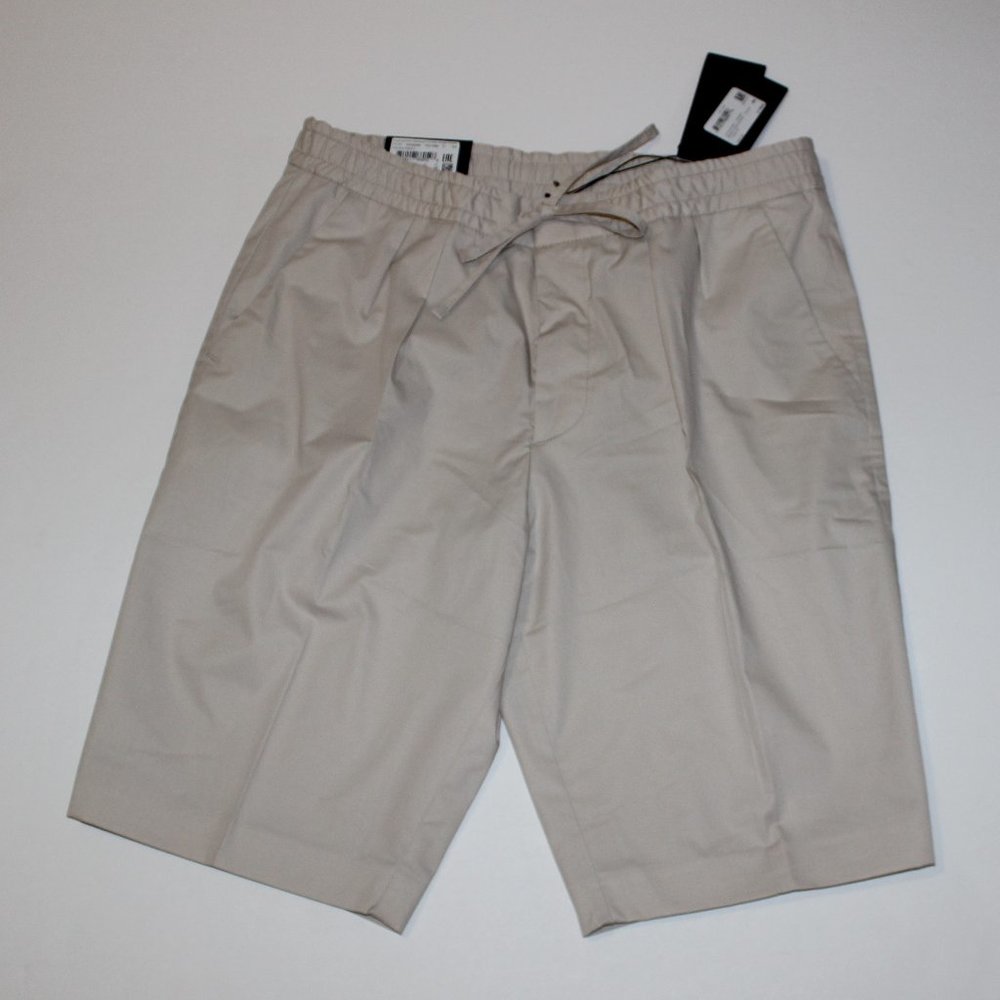 HUGO BOSS KRIO NATURAL PLEAT SHORTS